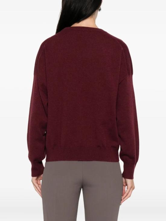 25FW 브루넬로 쿠치넬리 긴팔 티셔츠 M12212600C9663 Bordeaux - BRUNELLO CUCINELLI