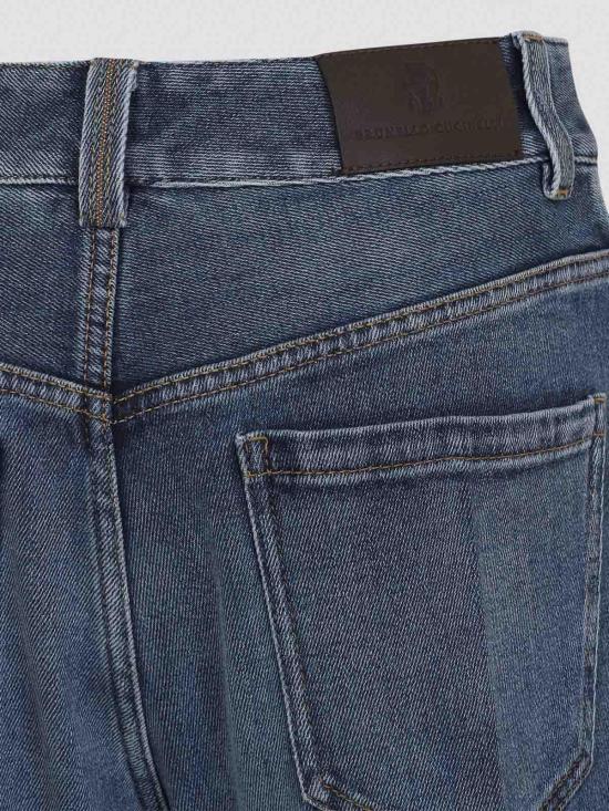 26FW 브루넬로 쿠치넬리 스트레이트 팬츠 MP114P4006C8986 BLUE - BRUNELLO CUCINELLI