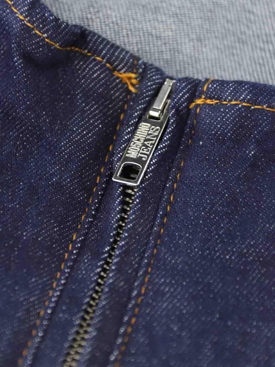 24FW 모스키노 숏 원피스 040432391290 Blue - MOSCHINO