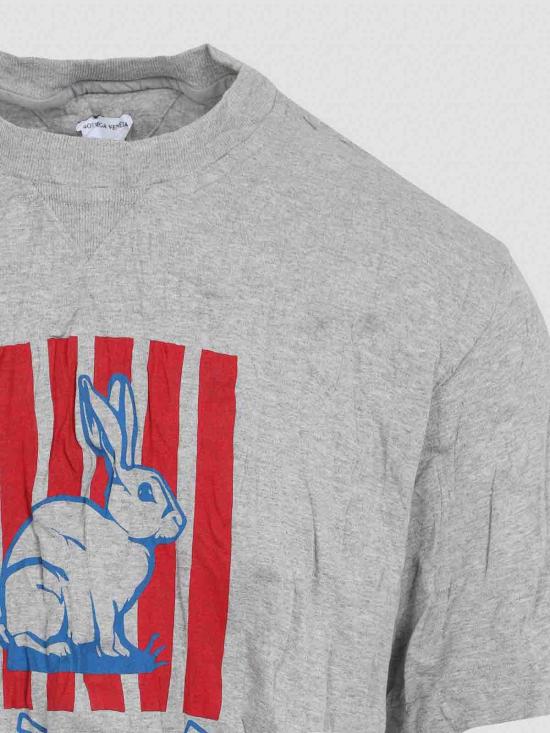  보테가베네타 반팔 티셔츠 833132V5K501367 Grey - BOTTEGA VENETA