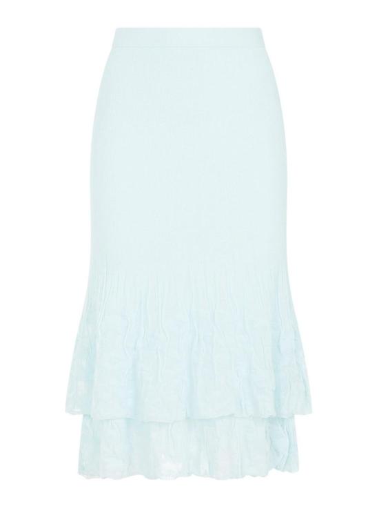  보테가베네타 미디 스커트 774713V3MM04889 Light Blue