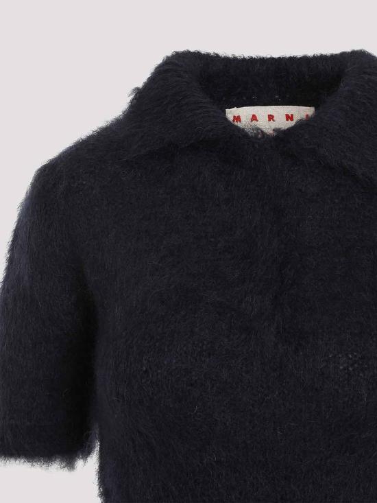  마르니 반팔 티셔츠 POMD0039E0UFU17200B82 Blue - MARNI