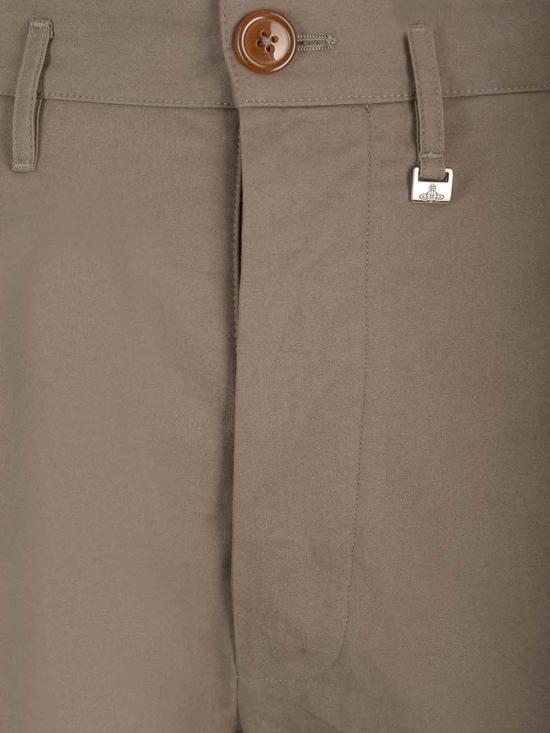 25FW 비비안웨스트우드 스트레이트 팬츠 2F01000LW00VKD409 Green - VIVIENNE WESTWOOD