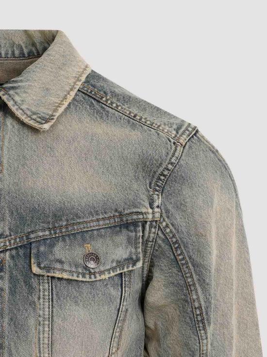  이곤랩 데님 자켓 SS24OU003BCHAMPAGNE Blue - EGONLAB