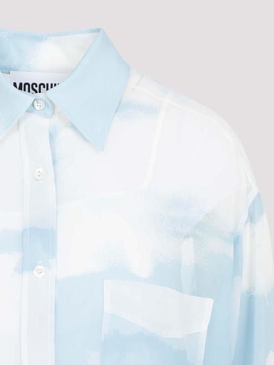 24FW 모스키노 셔츠 242D020154561294 Light Blue - MOSCHINO
