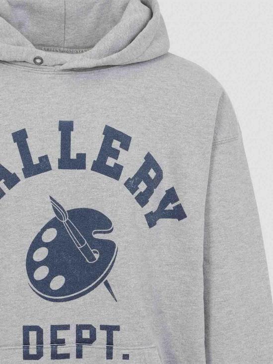  갤러리 디파트먼트 후드 티셔츠 ADH50026HEATHER Grey - GALLERY DEPT