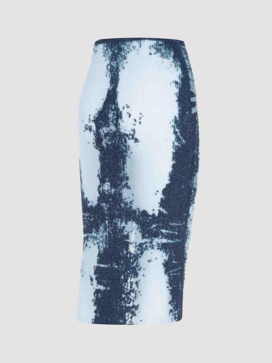 24FW 디젤 미디 스커트 A139120BNCB8AT Blue - DIESEL