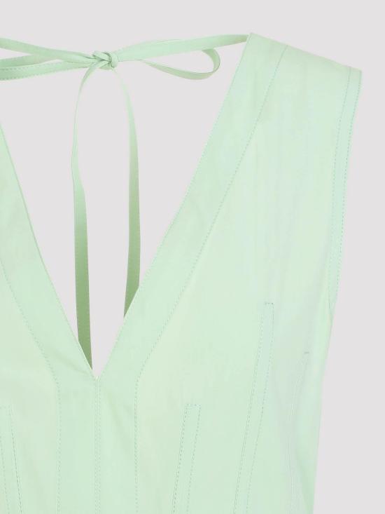  보테가베네타 미디 스커트 785703VA5Y03924 Light Green - BOTTEGA VENETA