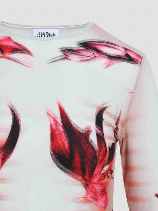 25SS 장 폴 고티에 긴팔 티셔츠 2533FTO264T581422030422030 Light Green - JEAN PAUL GAULTIER