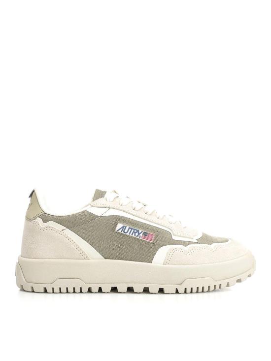 26SS 오트리 WILDPACE 로우 스니커즈 코듀라 앤 가죽 LDLWCO03 Multicolour