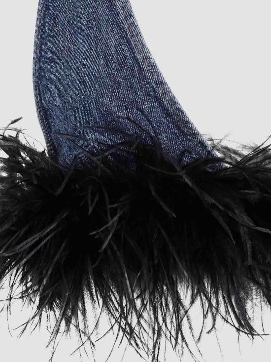  미우미우 민소매 티셔츠 GWT055SOOO139HF0AI7 Blue - MIU MIU