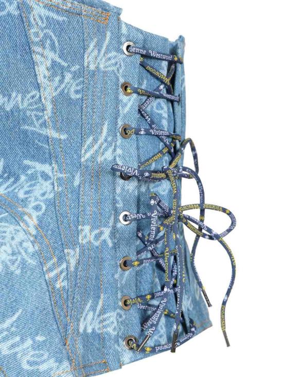  비비안웨스트우드 민소매 티셔츠 15030040W014IK306 Blue - VIVIENNE WESTWOOD