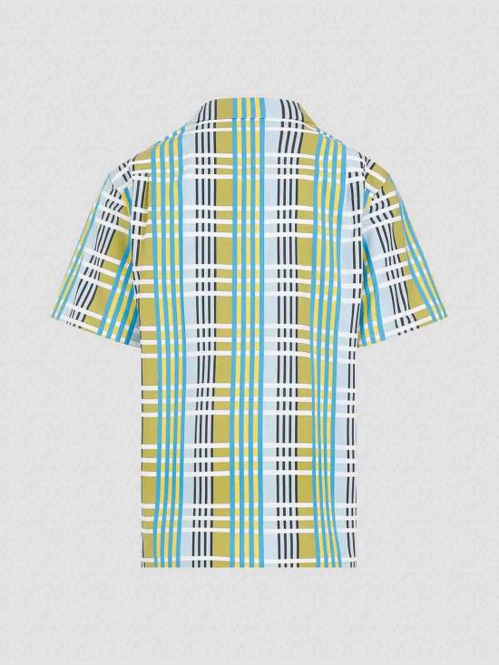  랑방 반팔 셔츠 RMSI00195908P24210 Green - LANVIN