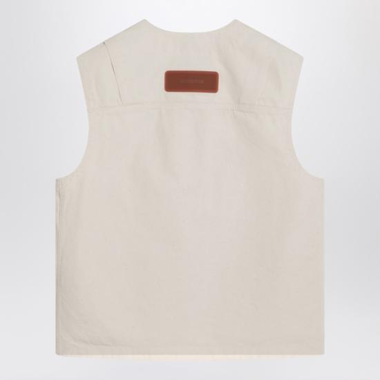  스톤 아일랜드 베스트 S15G100012S00T1 White - STONE ISLAND