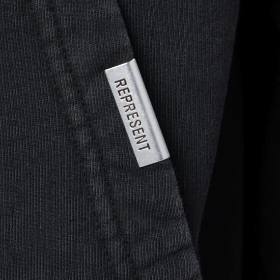 25FW 리프레젠트 후드 티셔츠 OCM41113CO Black - REPRESENT