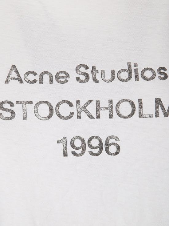 26SS 아크네 스튜디오 반팔 티셔츠 CL0397 AEG OFF WHITE - ACNE STUDIOS