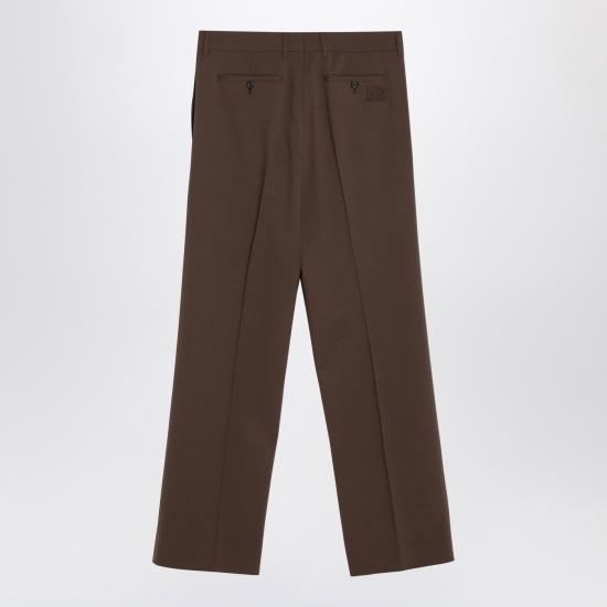 25FW 미우미우 스트레이트 팬츠 MP1897OOO17L4 Brown - MIU MIU