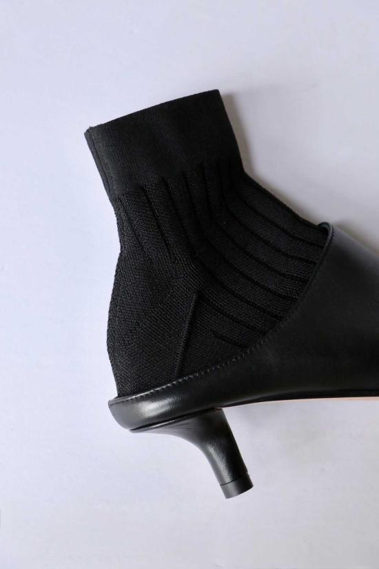  MM6 메종마르지엘라 부츠 Mm6 메종 마르지엘라 앵클  블랙 - MM6 MAISON MARGIELA