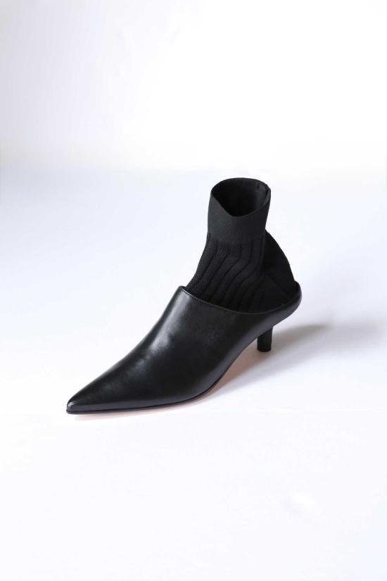  MM6 메종마르지엘라 부츠 Mm6 메종 마르지엘라 앵클  블랙 - MM6 MAISON MARGIELA