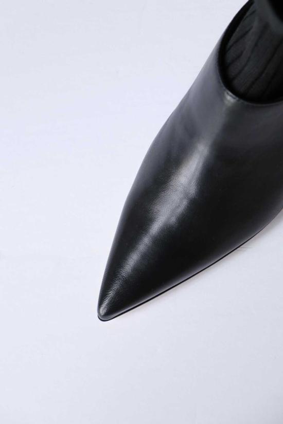  MM6 메종마르지엘라 부츠 Mm6 메종 마르지엘라 앵클  블랙 - MM6 MAISON MARGIELA