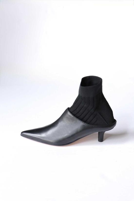  MM6 메종마르지엘라 부츠 Mm6 메종 마르지엘라 앵클  블랙 - MM6 MAISON MARGIELA