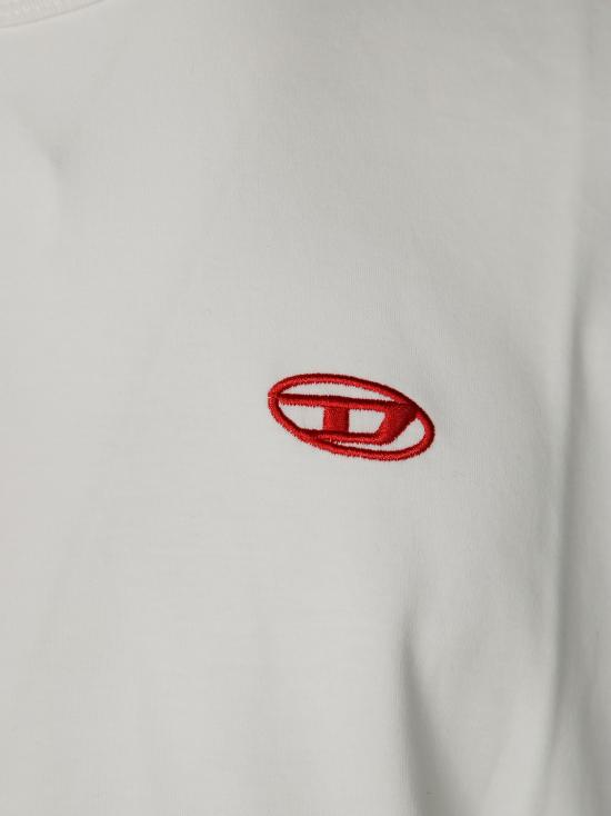 25FW 디젤 반팔 티셔츠 A185350 141 BIANCO - DIESEL