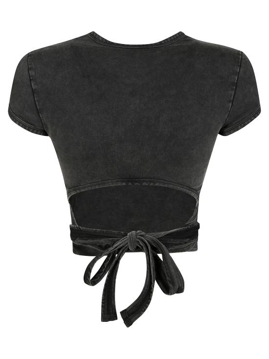 25FW 디젤 반팔 티셔츠 A195200KIBYT 02A NERO - DIESEL