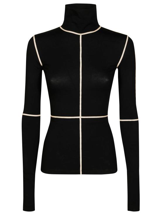 25FW MM6 메종마르지엘라 터틀넥 S52NH0038M20125 900 NERO