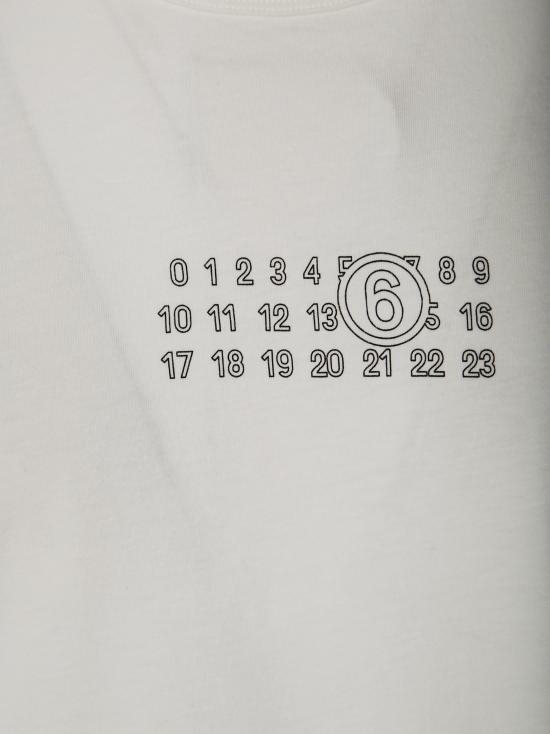 25FW MM6 메종마르지엘라 반팔 티셔츠 SH0GC0057S24312 101 BIANCO - MM6 MAISON MARGIELA