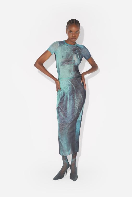 25FW 장 폴 고티에 반팔 티셔츠 25 03 W TO313 M004P 5557 Indigo vintageblue - JEAN PAUL GAULTIER