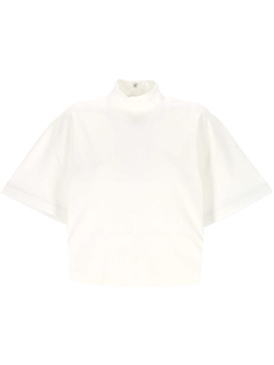 25FW 알라이아 반팔 티셔츠 AA9I0007J068B White