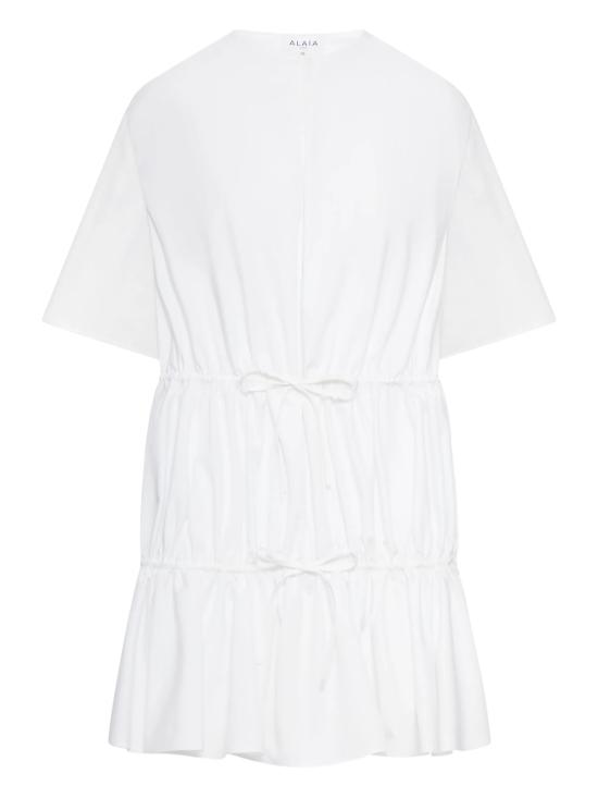 25FW 알라이아 숏 원피스 AA9R2659T611B 000 White