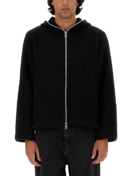 25FW 아워레가시 집업 니트 M4243FBH BLACKHAIRYWOOL - OUR LEGACY