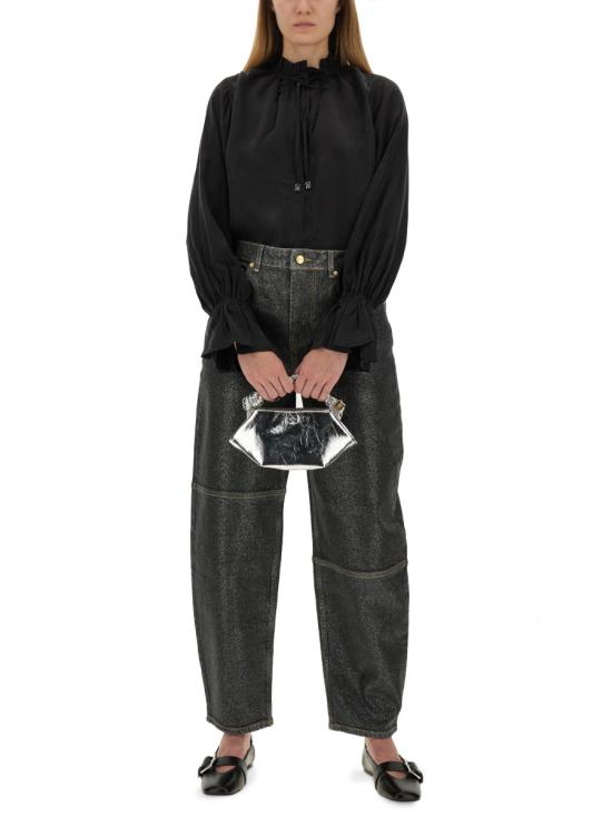 25FW 가니 스트레이트 팬츠 J1803 006 BLACK - GANNI