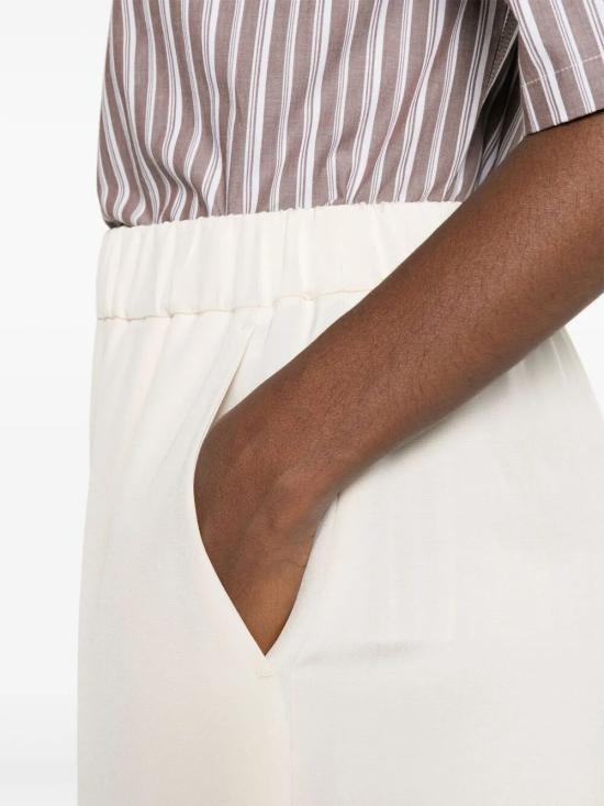 25FW 막스마라 스트레이트 팬츠 2521136018600 036 WHITE - MAX MARA