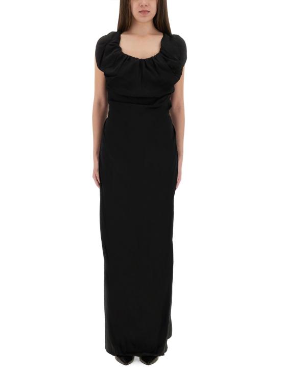 25FW 비비안웨스트우드 롱 원피스 1101039N W012YN401 BLACK