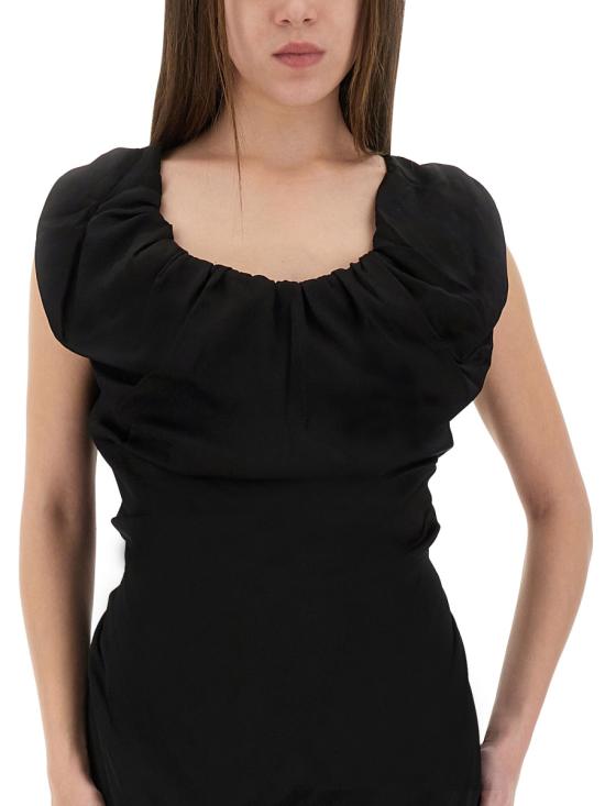 25FW 비비안웨스트우드 롱 원피스 1101039N W012YN401 BLACK - VIVIENNE WESTWOOD