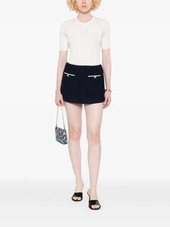  펜디 반팔 티셔츠 FZXD61 AUI4F08QQ WHITE - FENDI
