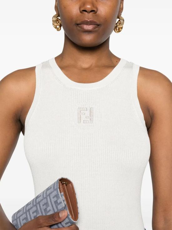  펜디 반팔 티셔츠 FZXD56 AUI4F08QQ WHITE - FENDI