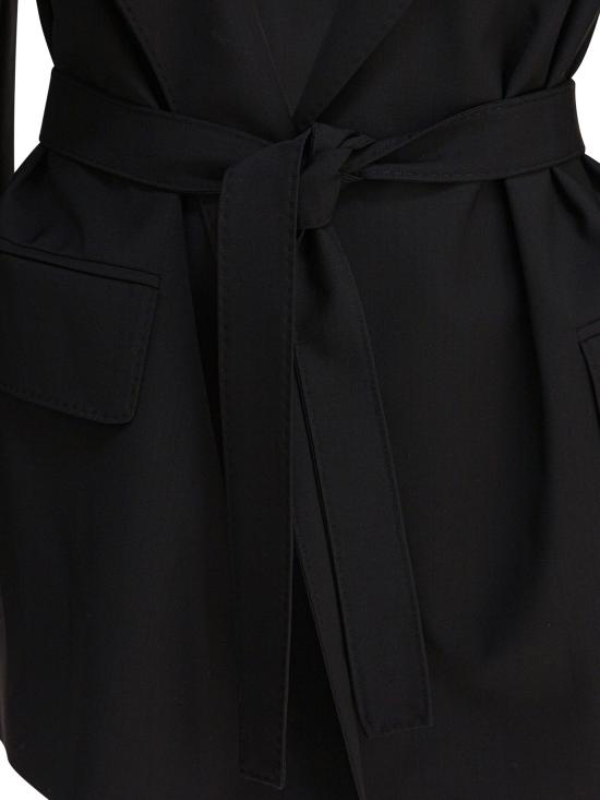 25FW 막스마라 탈렌토 드레이프 블레이저 2521046101TALENTO004 BLACK - MAX MARA