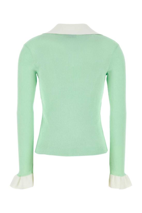 25FW 셀프 포트레이트 긴팔 티셔츠 PF25046TAGGREEN - SELF PORTRAIT