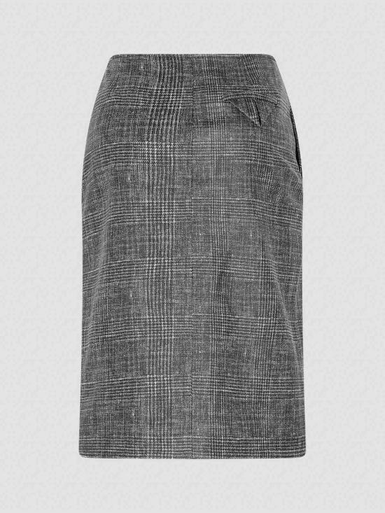  보테가베네타 미디 스커트 739562V2RZ01069 Grey - BOTTEGA VENETA