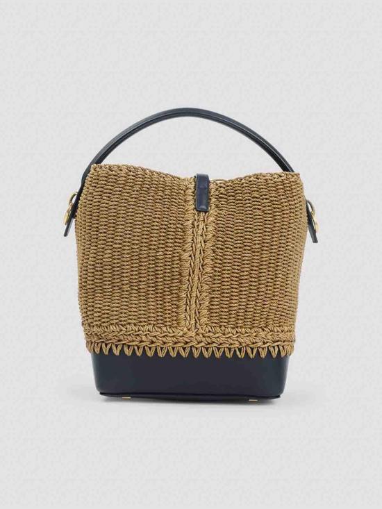 26SS 생로랑 르 37 로프 앤 레더 버킷백 773991FAEBN2220 Beige - SAINT LAURENT