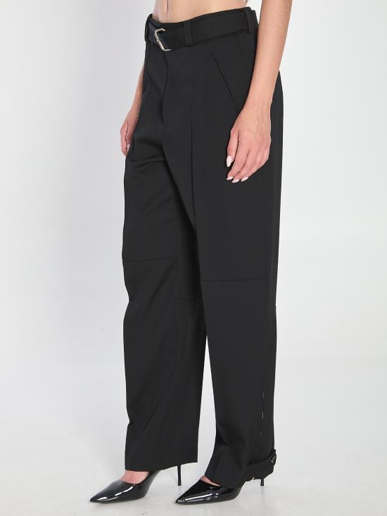 25FW 보테가베네타 스트레이트 팬츠 835377 BLACK - BOTTEGA VENETA