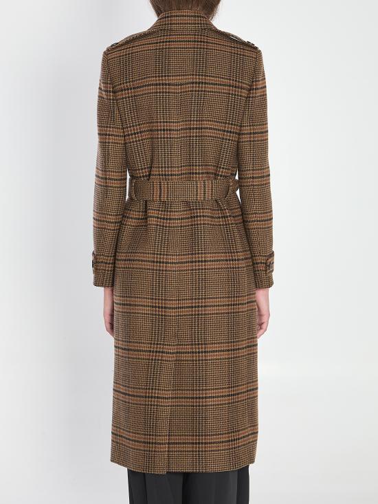 25FW 생로랑 코트 830690 BROWN - SAINT LAURENT