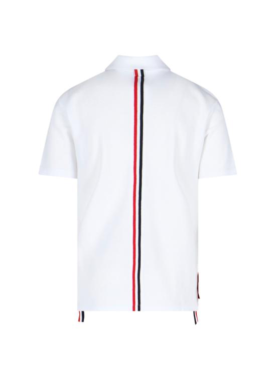 25FW 톰브라운 폴로 티셔츠 MJP042A 00050 100 White - THOM BROWNE
