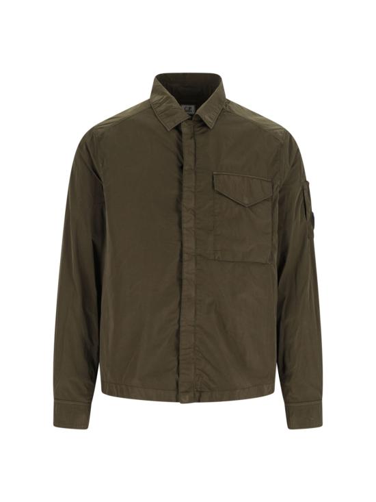 25FW 씨피 컴퍼니 크롬 R 렌즈 오버셔츠 19CMOS089A005904G 683 Green