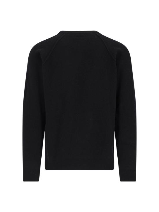 25FW 씨피 컴퍼니 램스울 크루넥 스웨터 19CMKN040A110149A 999 Black - C.P. COMPANY