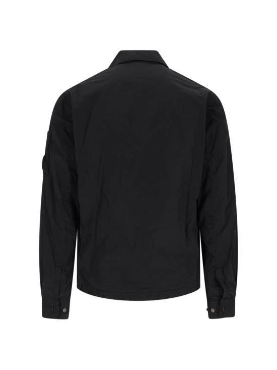 25FW 씨피 컴퍼니 크롬 R 렌즈 오버셔츠 19CMOS089A005904G 999 Black - C.P. COMPANY