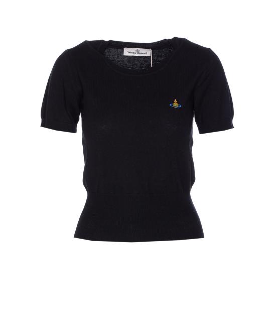 25FW 비비안웨스트우드 Bea 베아 니트 탑 1803002Q Y001VN401 Black